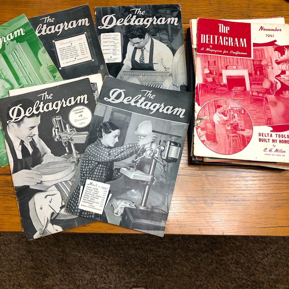 Vintage “The Deltagram” mini magazines
